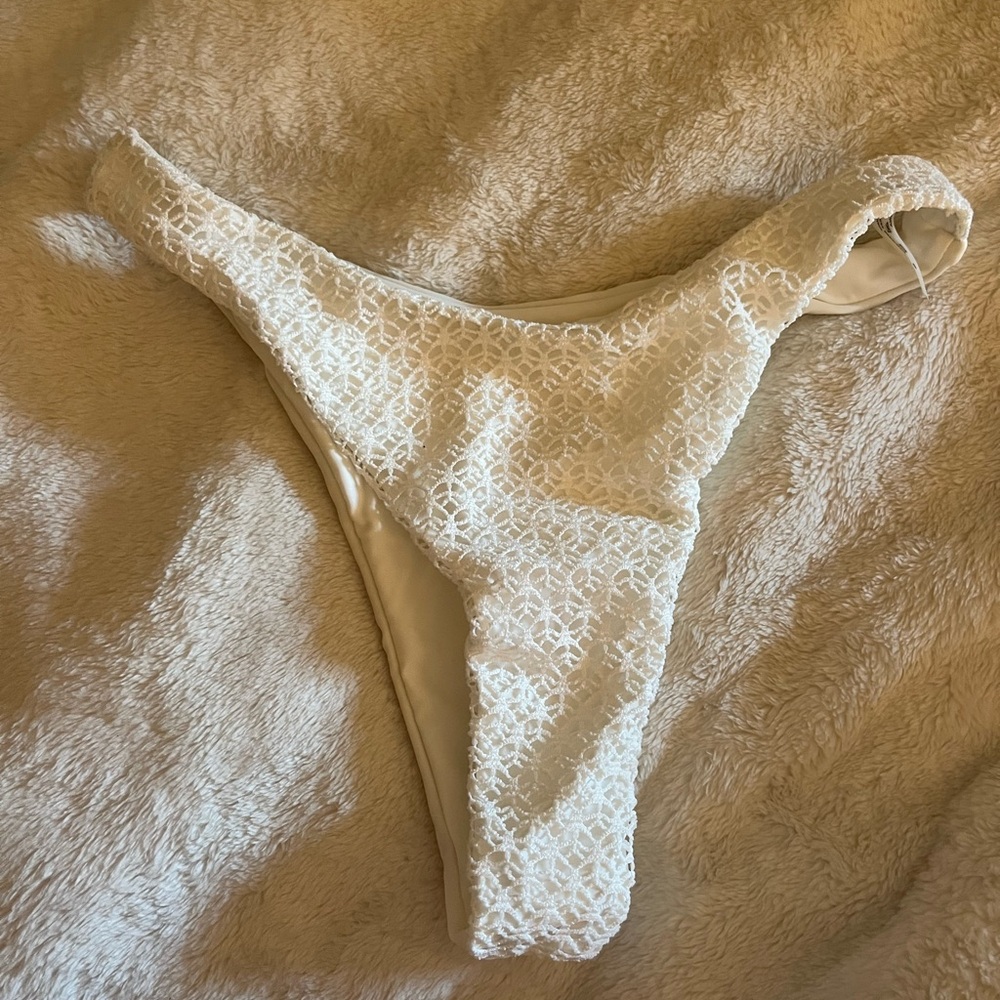 White Lace bikini bottom